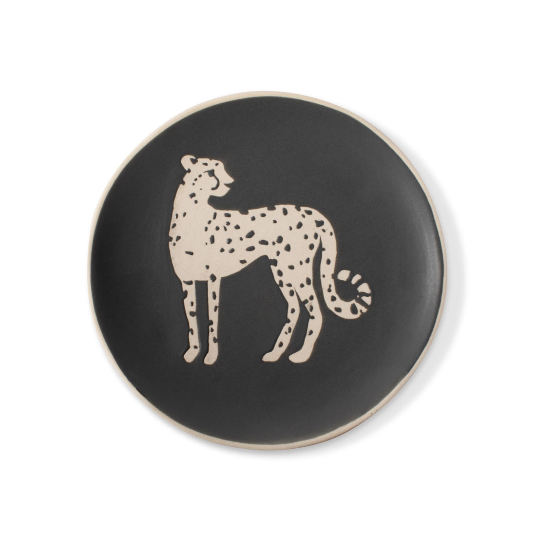 cheetah girl jewelry dish