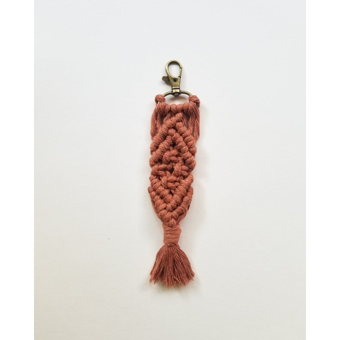boho macrame keychains