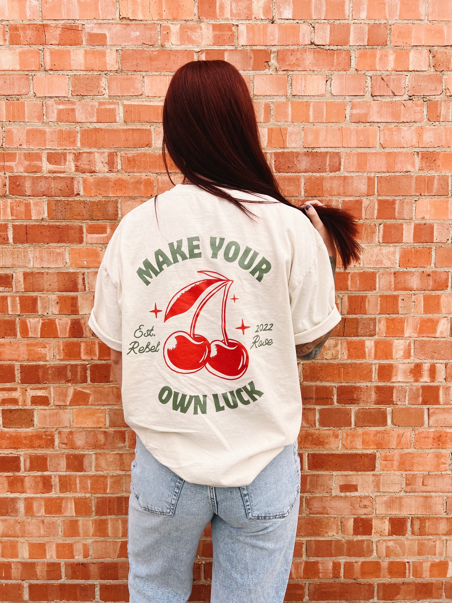 make your own luck tee