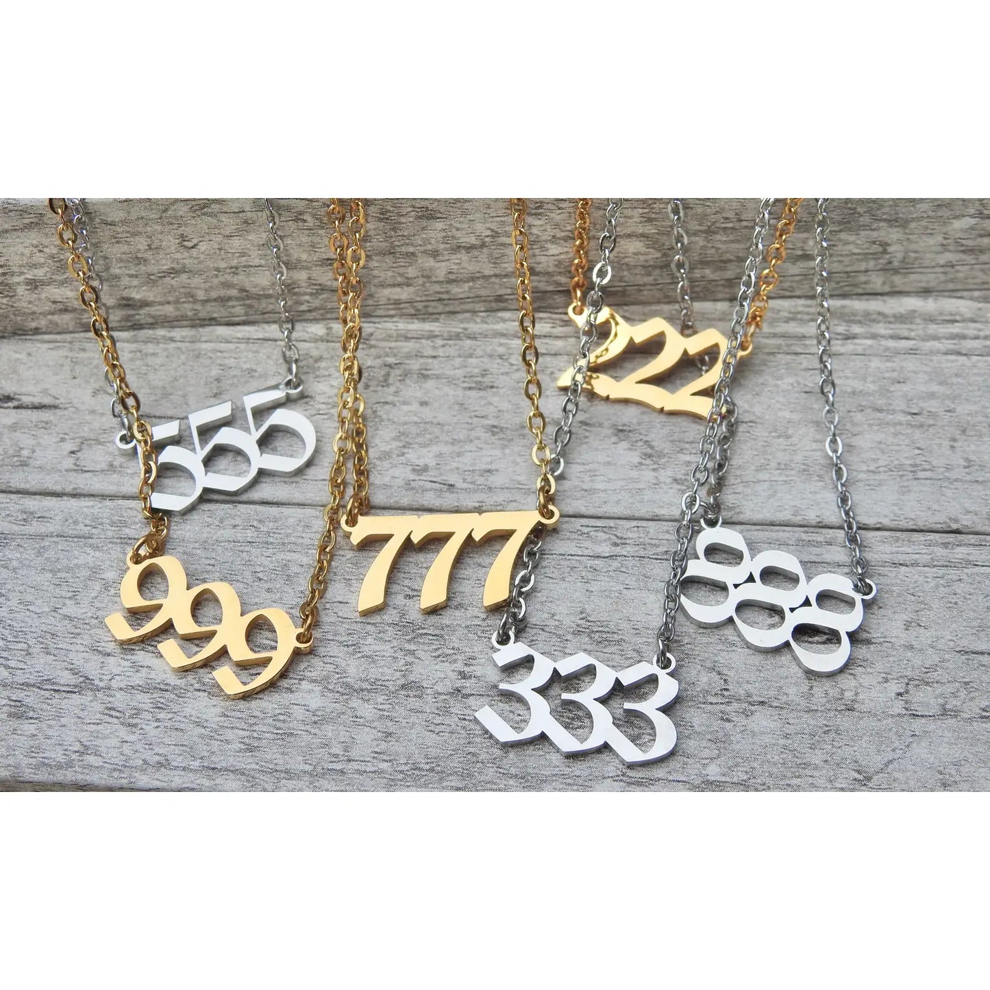 angel number necklaces