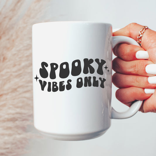spooky vibes mug