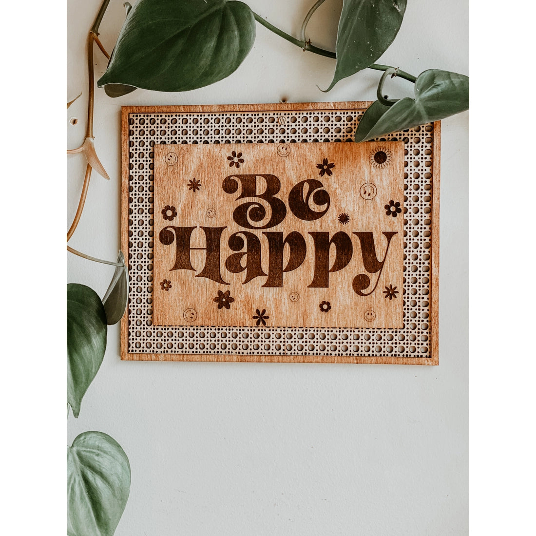 be happy wall hanging