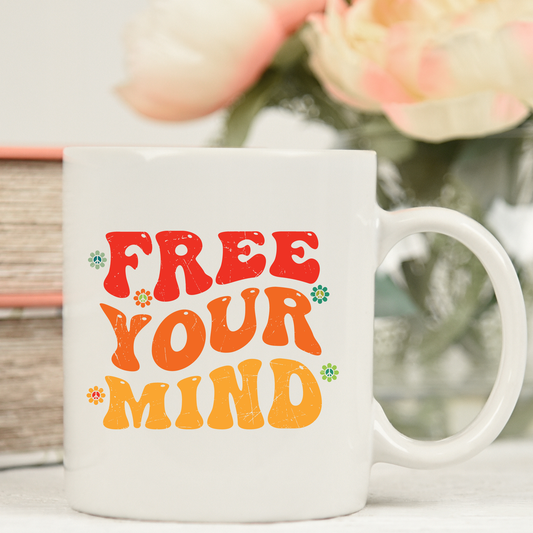 free your mind mug