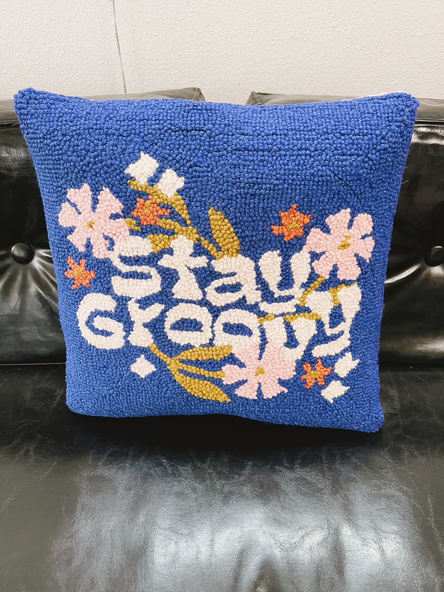 stay groovy hook pillow