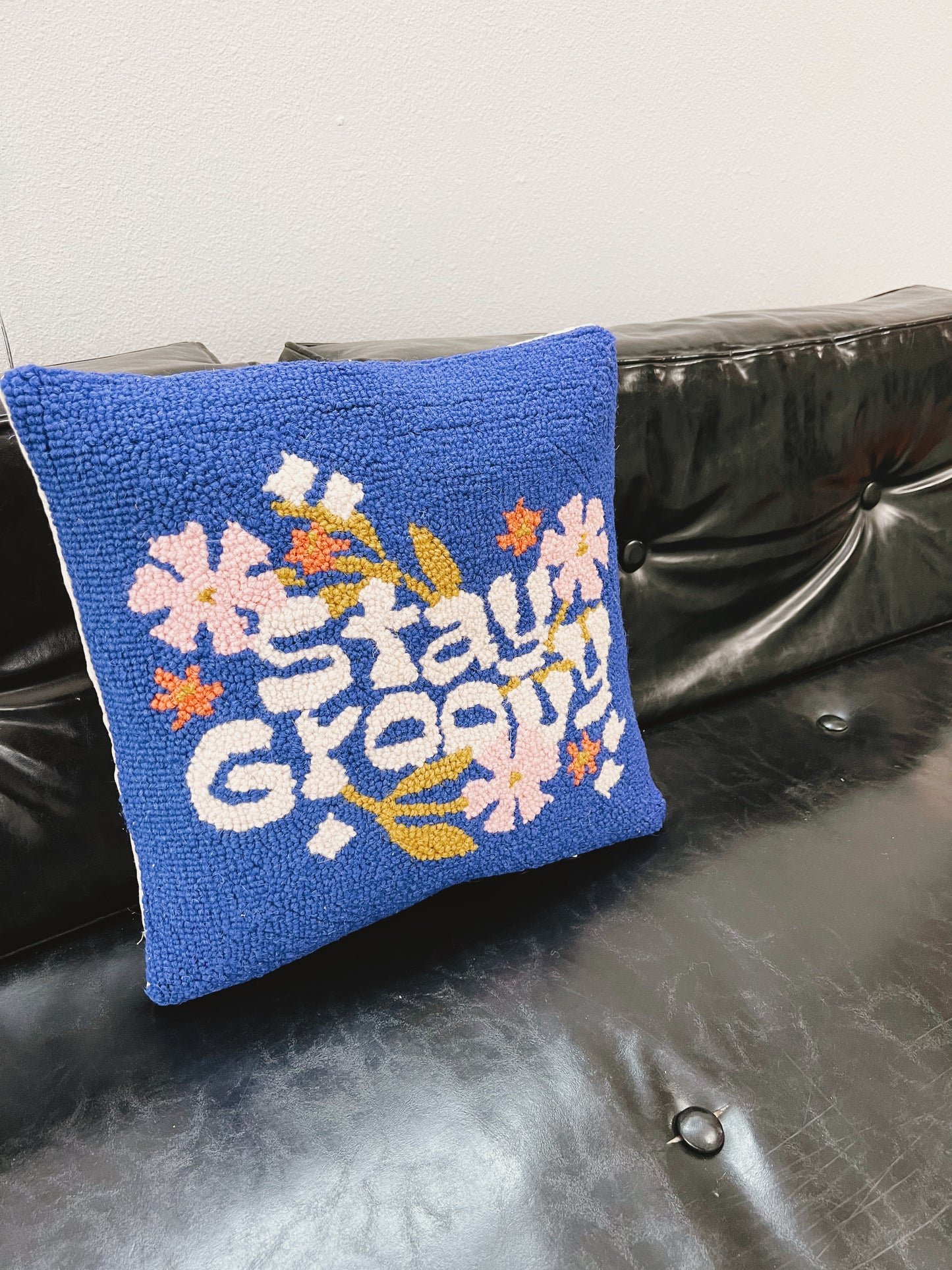 stay groovy hook pillow