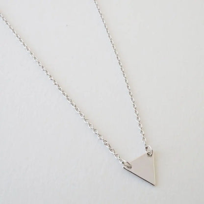 triangle pendant necklace
